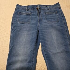 J. Jill Women's Straight Leg Blue Jeans